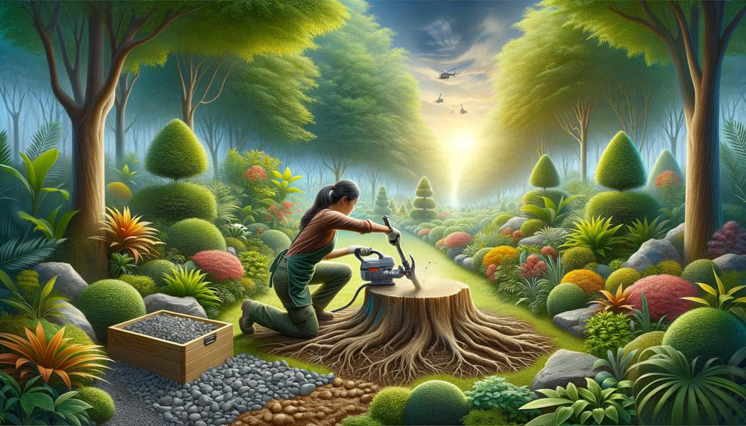 إزالة الجذوع : أسرار لحديقة مثالية في 2025