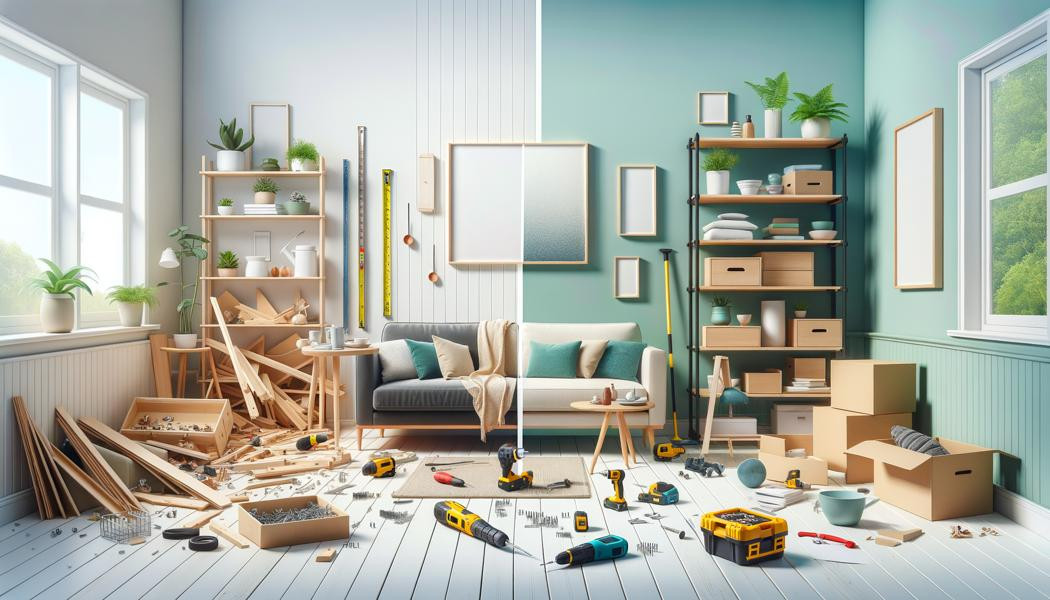 Optimizing the disassembly of furniture for optimal space gain