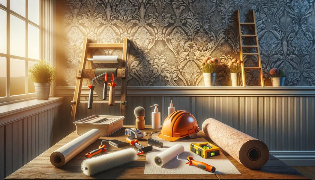 Wallpaper installation: essential tools for a professional result