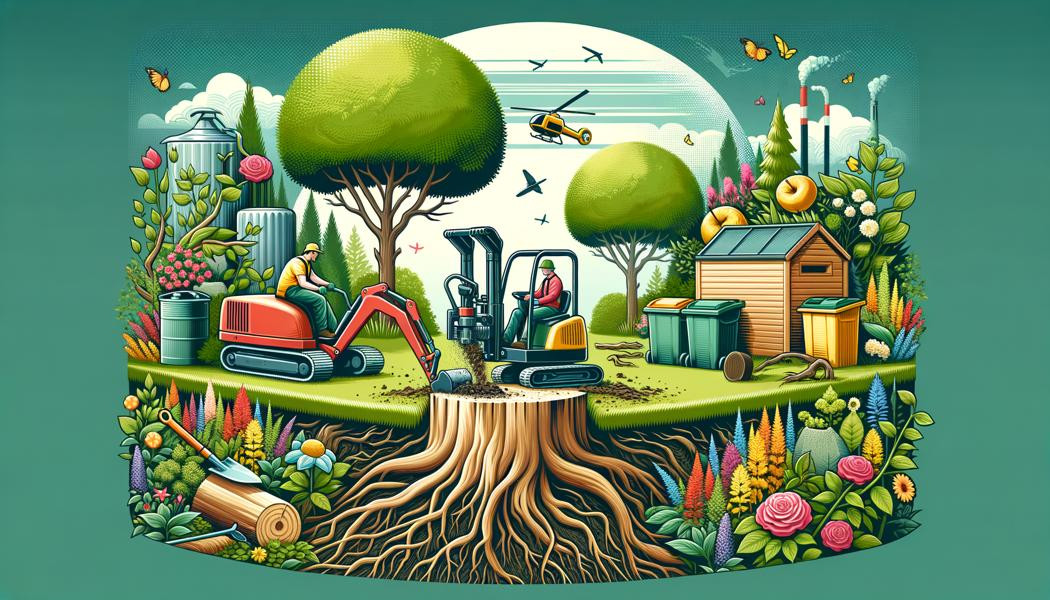 Techniques modernes de dessouchage pour un jardin durable