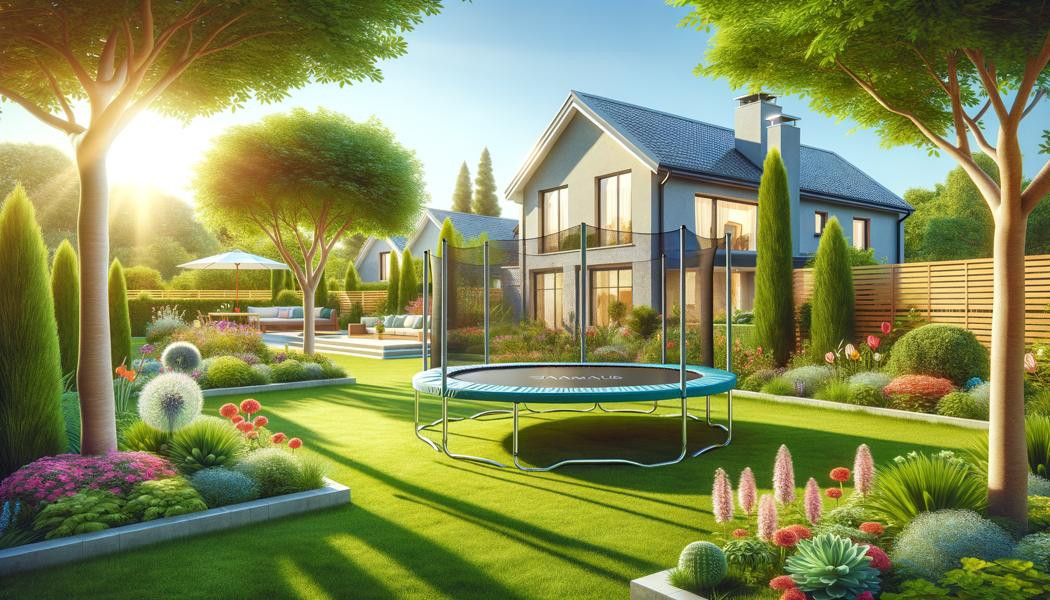 Trampoline: choosing the right spot in your garden