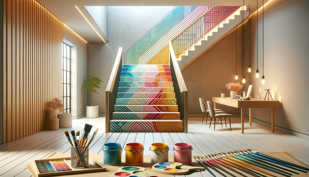 Techniques créatives de peinture pour moderniser votre escalier en 2025