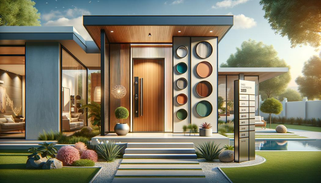 Choisir la porte idéale : matériaux et styles tendance 2025