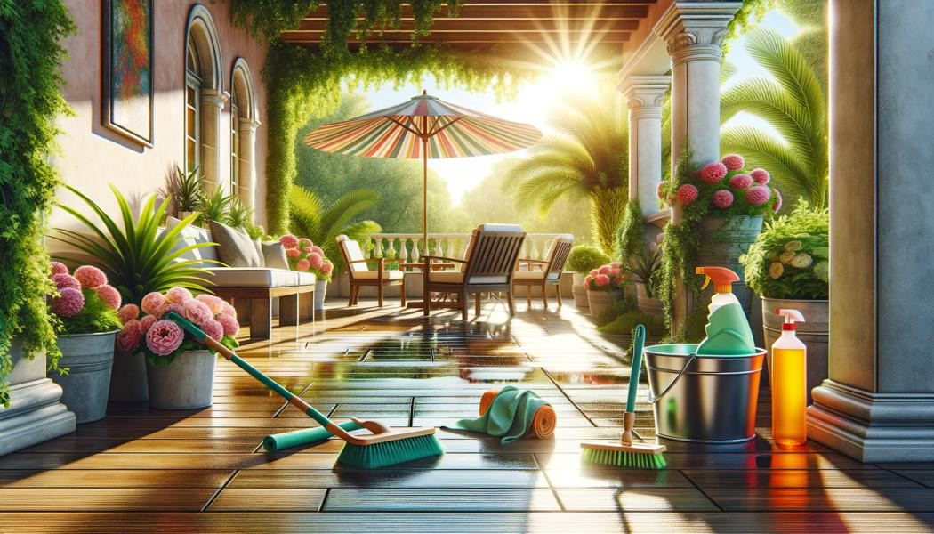 Terrace cleaning: prepare effectively for the summer