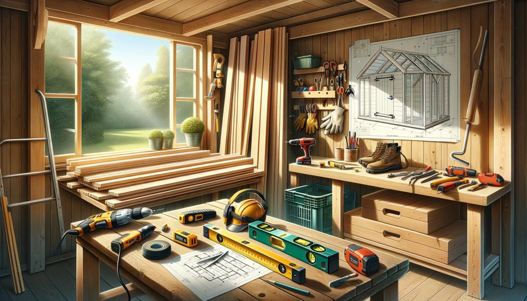 Garden shed: the essential tools for assembly