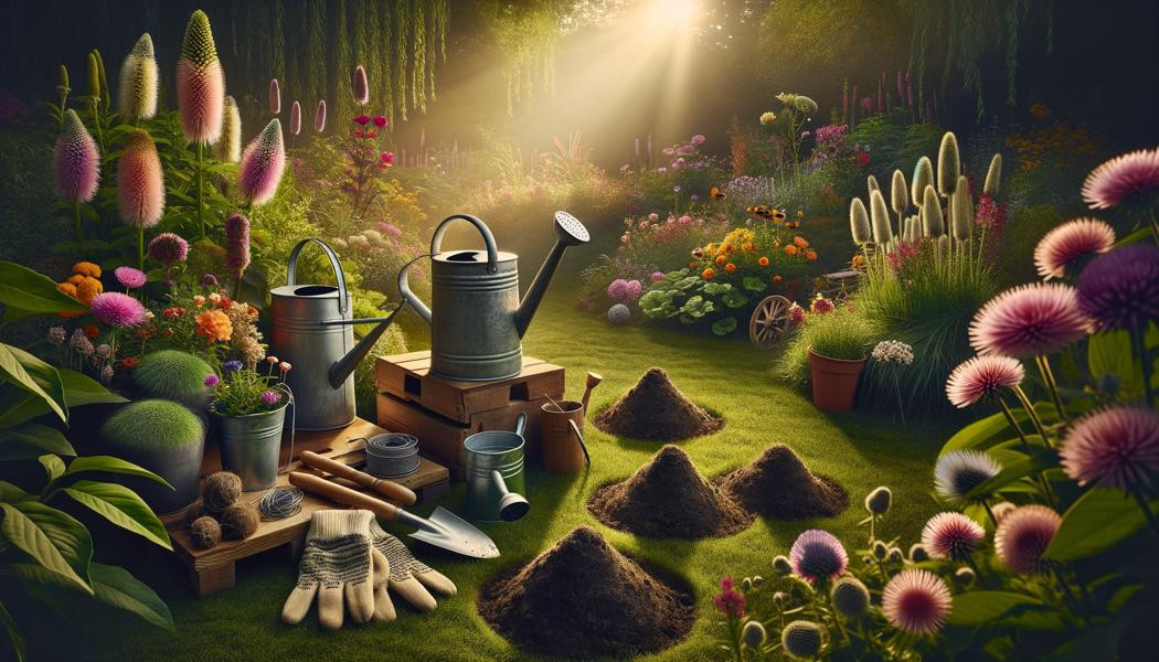 تلال الخلد: حلول مستدامة لحديقة صحية