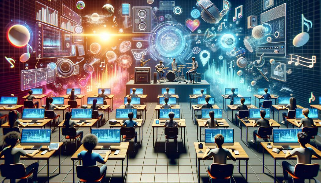 Explore the technology in music education in 2025