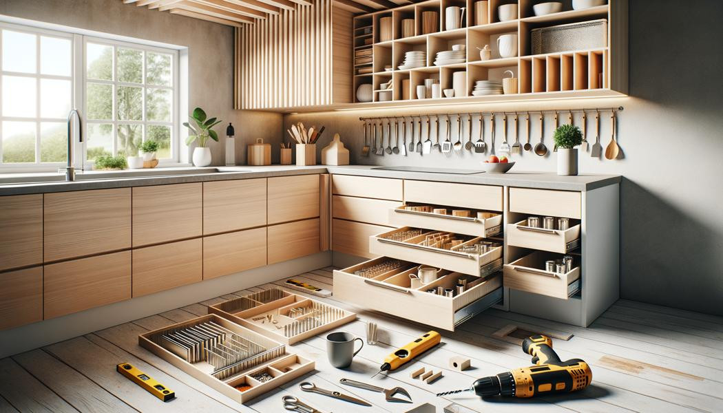 Meubles de cuisine : comment optimiser le rangement lors du montage