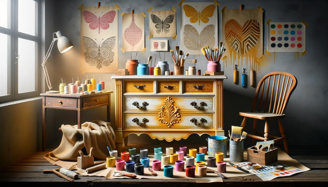 Peinture meuble : transformez vos vieux meubles en pièces design uniques